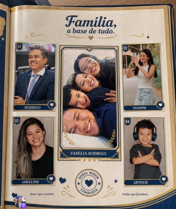 Registro da família de Rodrigo